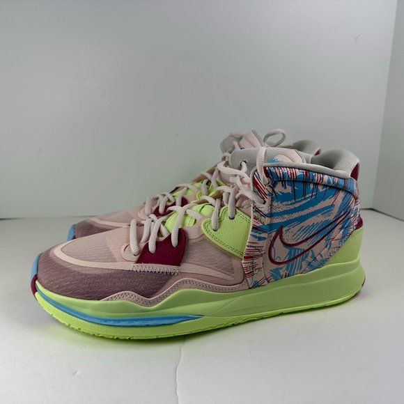Nike Kyrie Infinity "1 World 1 People" Mens Size 12 Pink Volt Blue CZ0204-600 - Picture 9 of 11